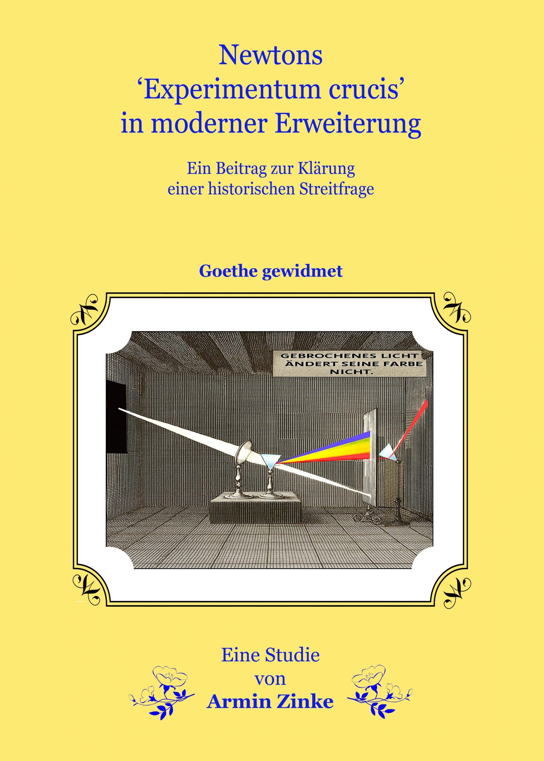 'experimentum crucis umschlag vorne